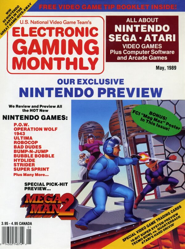 Electronic Gaming Monthly Issue 1 (May June 1989) cover